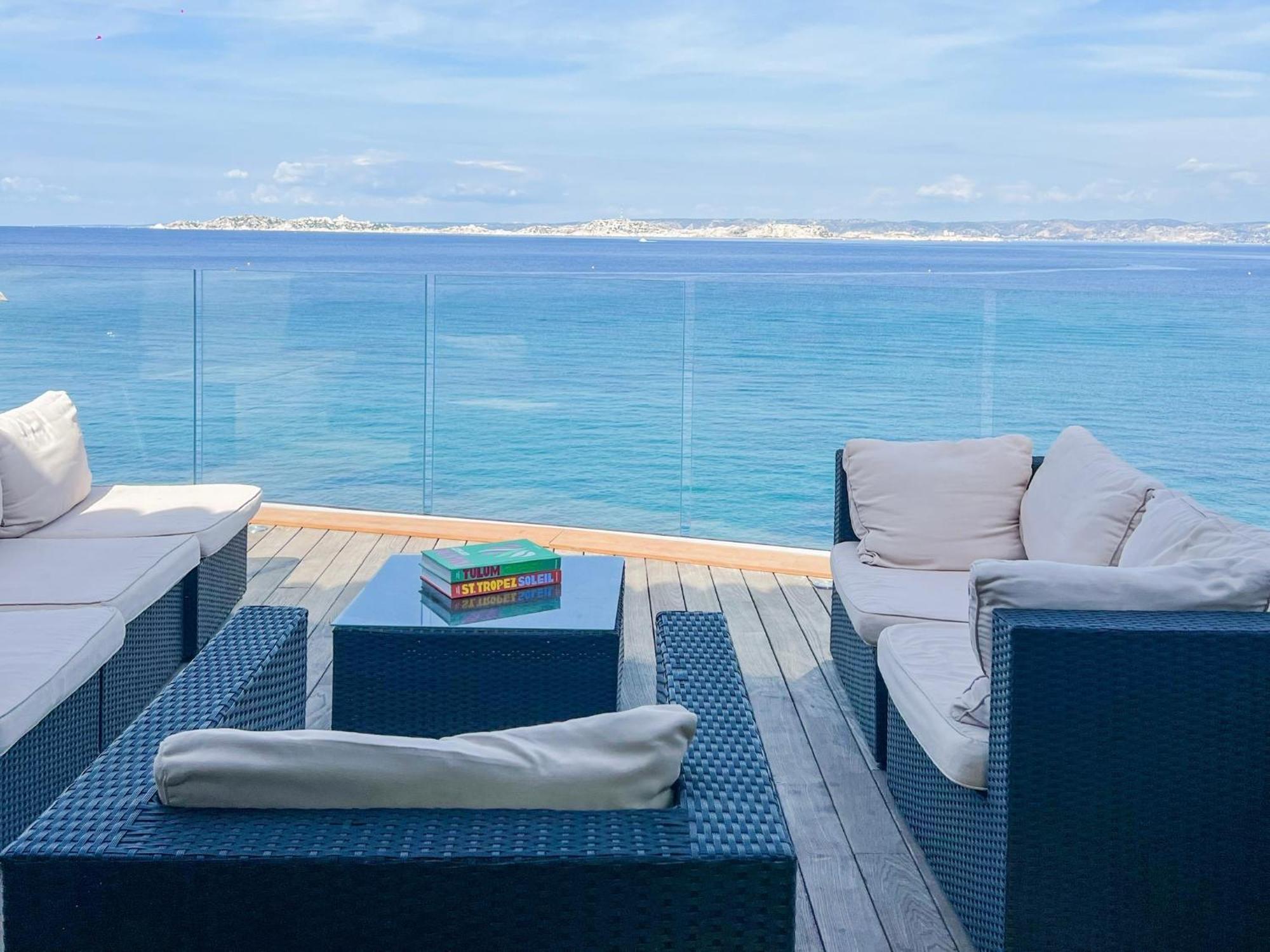 Villa Luxe Vue Mer Panoramique - Sauna-Hamam - Jacuzzi Марсель Экстерьер фото